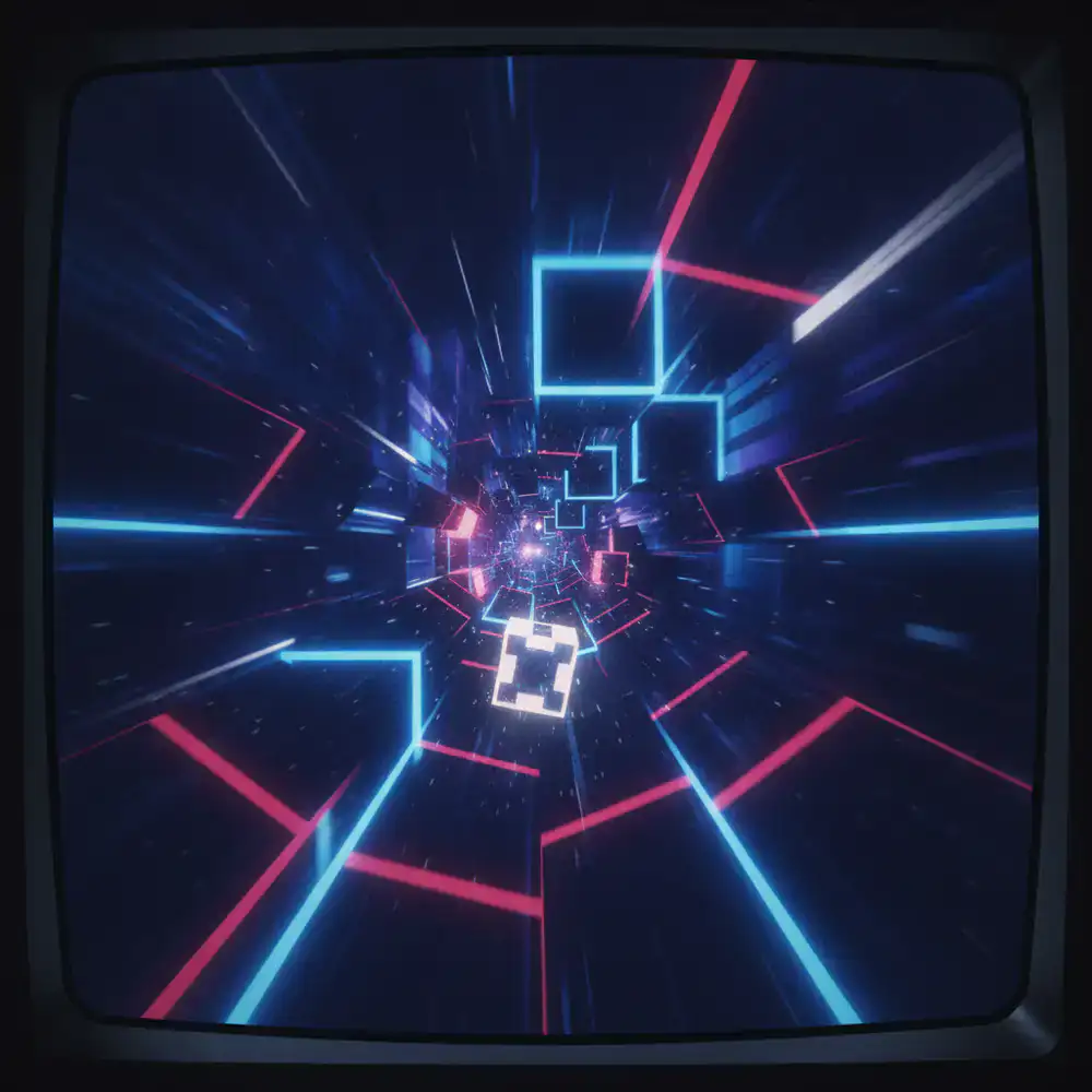 Captura de pantalla de la jugabilidad intensa de DodgeBlock